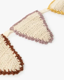 6' Cotton Crocheted Pennant Garland|Creative Co-op Online
