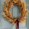 30" Faux Golden Fern Wreath|UCP INTERNATIONAL COMPANY LIMITED
