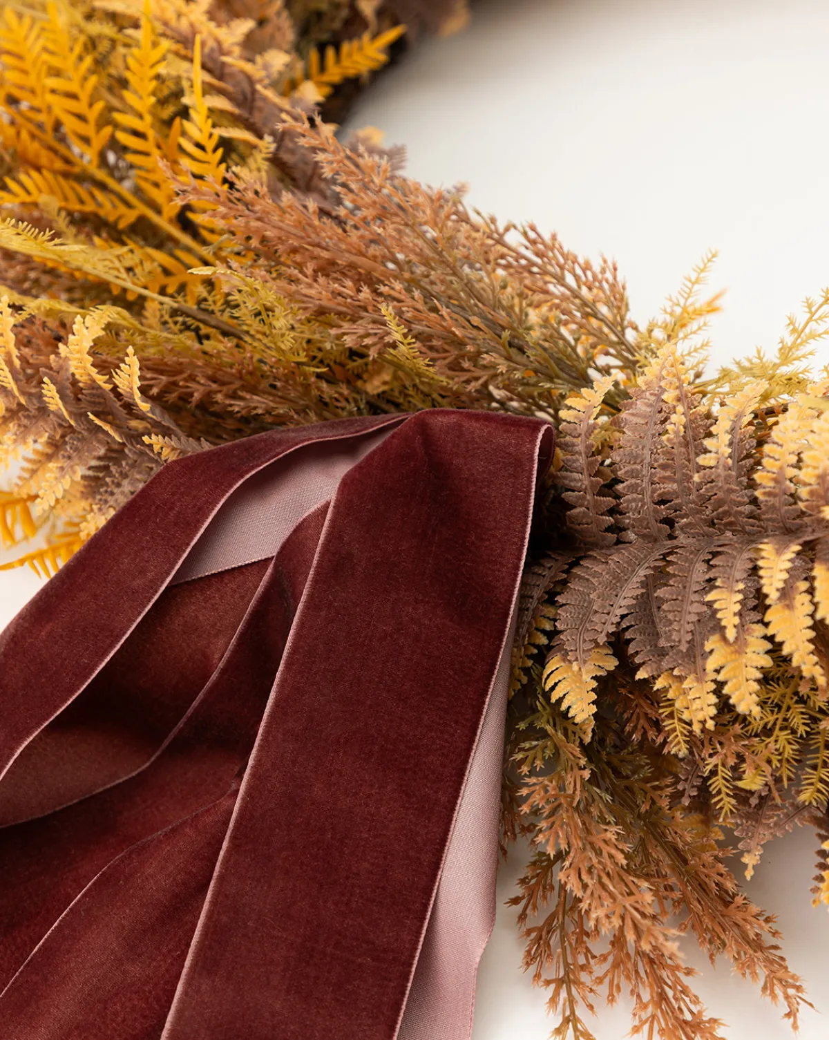 30" Faux Golden Fern Wreath|UCP INTERNATIONAL COMPANY LIMITED