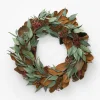 30" Faux Magnolia & Eucalyptus Wreath|UCP INTERNATIONAL COMPANY LIMITED New