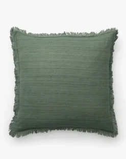 Abbey Silk Fringe Pillow Cover|Eco-Tasar