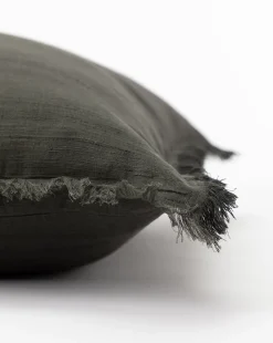 Abbey Silk Fringe Pillow Cover|Eco-Tasar