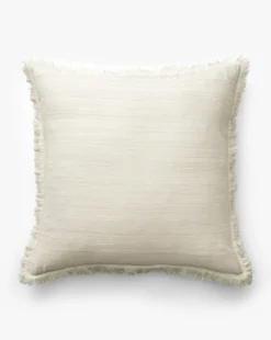 Abbey Silk Fringe Pillow Cover|Eco-Tasar