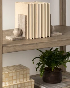 Adar Marble Bookends (Set of 2)|Stonemen Discount