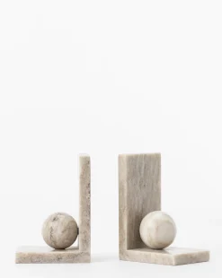 Adar Marble Bookends (Set of 2)|Stonemen Discount