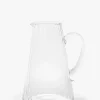 Adonis Ribbed Glass Pitcher|Creative Co-op New