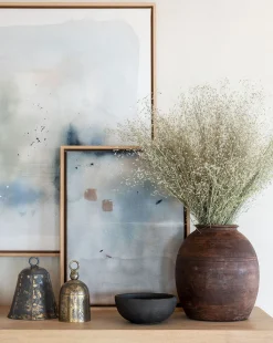 Aged Wood Vase|GOEL EXPORTS Sale