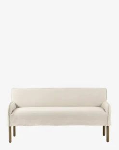 Aiken Slipcover Bench|Four Hands Outlet