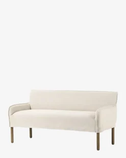 Aiken Slipcover Bench|Four Hands Outlet