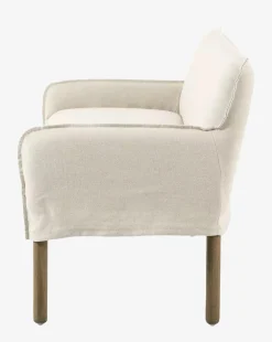 Aiken Slipcover Bench|Four Hands Outlet
