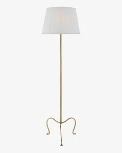 Albert Petite Tri-Leg Floor Lamp|Visual Comfort & Co. Signature