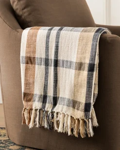 Albright Plaid Throw|Raj Online