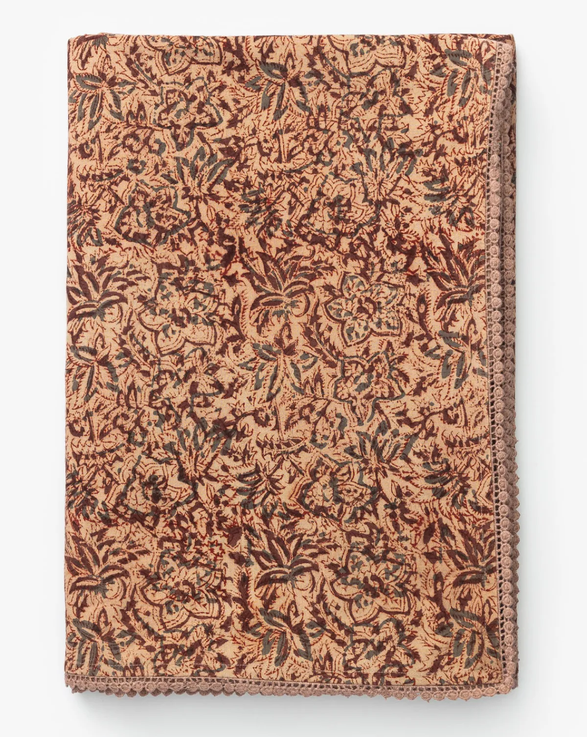 Anarkali Block Print Floral Tablecloth|Filling Spaces Outlet