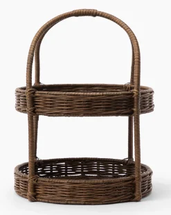 Aneesa Two-Tiered Wicker Tray|CALFURN MFG. PHILIPPINES, INC. Online