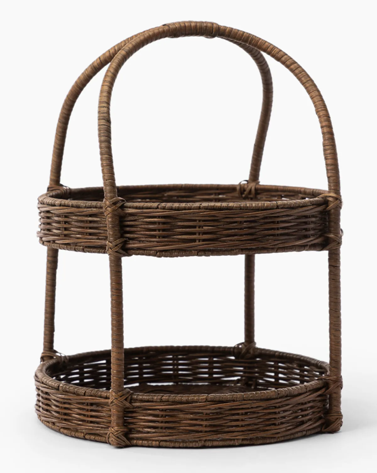 Aneesa Two-Tiered Wicker Tray|CALFURN MFG. PHILIPPINES, INC. Online