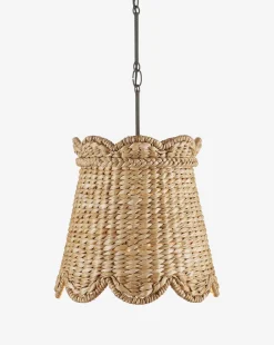 Annabelle Woven Pendant|Currey & Co. Hot