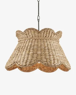 Annabelle Woven Pendant|Currey & Co. Hot