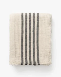 Anneliese Striped Throw|Creative Co-op Clearance