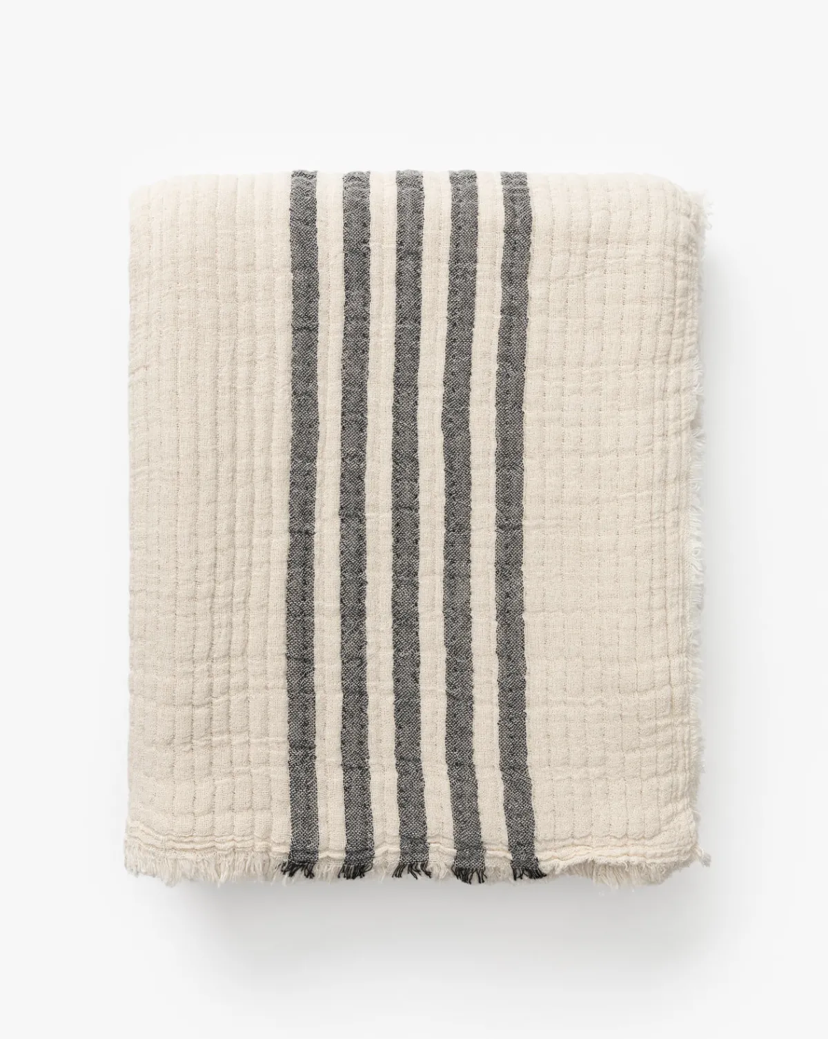 Anneliese Striped Throw|Creative Co-op Clearance