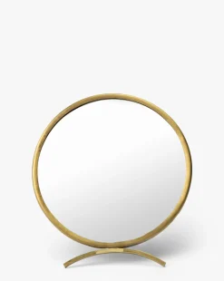 Antique Brass Folding Mirror|Creative Co-op