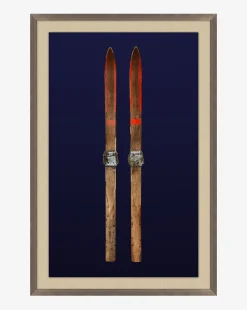 Antique Navy Skis I|Art Headquarters, LLC DBA Wendover Art Group DBA Kevin O'Brien Studio Online