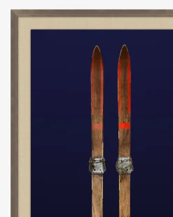 Antique Navy Skis I|Art Headquarters, LLC DBA Wendover Art Group DBA Kevin O'Brien Studio Online