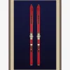 Antique Navy Skis II|Art Headquarters, LLC DBA Wendover Art Group DBA Kevin O'Brien Studio