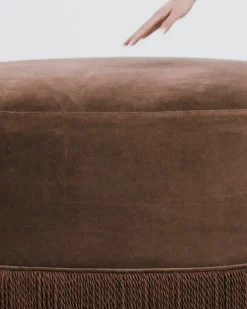 Astrid Fringe Ottoman|Makerspalm Best