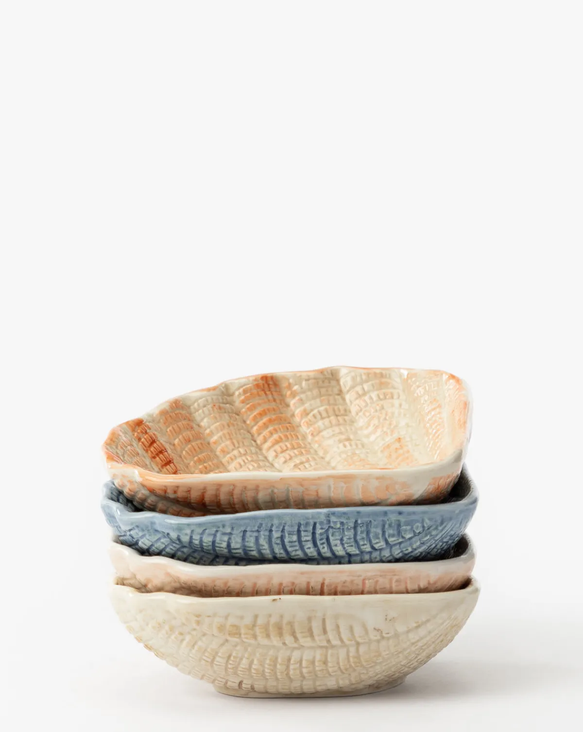 Aurelie Shell Shaped Bowls (Set of 4)|Creative Co-op New