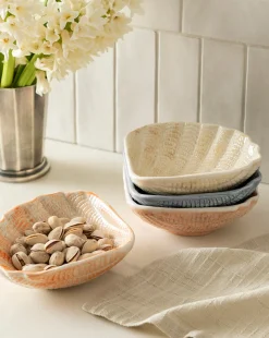 Aurelie Shell Shaped Bowls (Set of 4)|Creative Co-op New