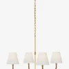 Basden Medium Single Tier Chandelier|Visual Comfort & Co. Signature Outlet