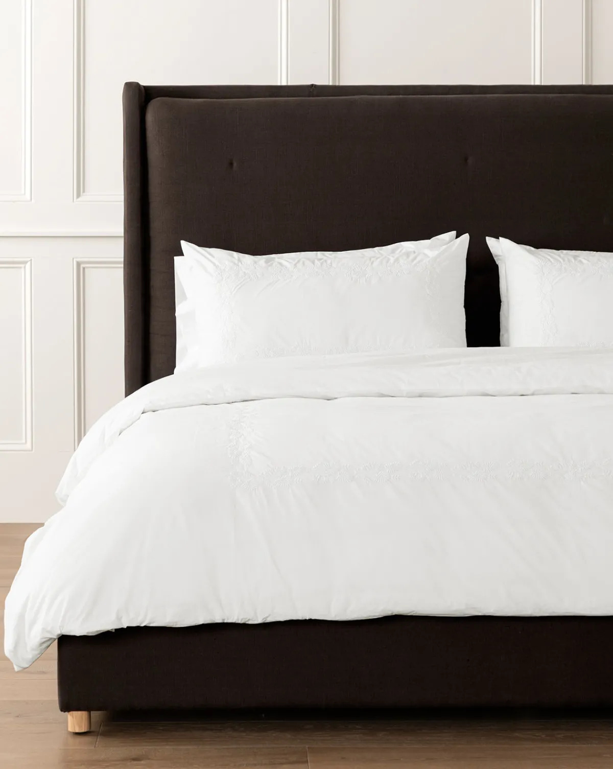 Bianca Percale Embroidered Duvet Cover|Lameirinho Industria Textil, S.A. Online