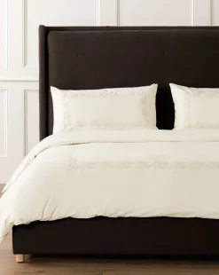 Bianca Percale Embroidered Duvet Cover|Lameirinho Industria Textil, S.A. Online