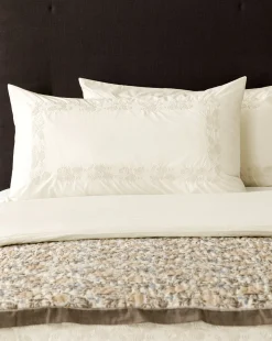 Bianca Percale Embroidered Shams (Set of 2)|Lameirinho Industria Textil, S.A. New