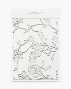 Blair Sketched Floral Wallpaper Swatch|York Wallcoverings Online