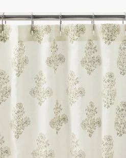 Block Print Shower Curtain|Renuka Inc. Online