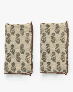 Block Print Tea Towels (Set of 2)|Indaba Outlet
