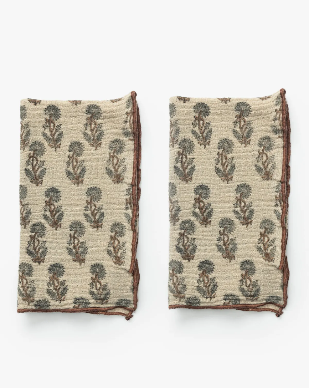 Block Print Tea Towels (Set of 2)|Indaba Outlet