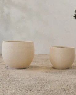 Bodie Tan Fiberstone Planter|Makerspalm Outlet