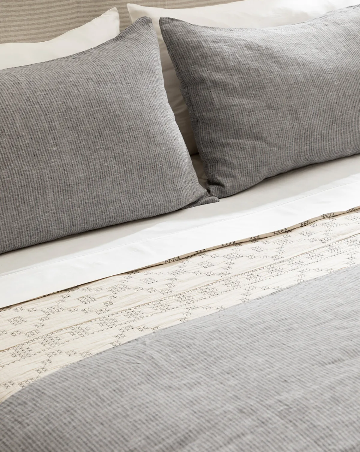 Branston Linen Shams (Set of 2)|Renuka Inc. Clearance