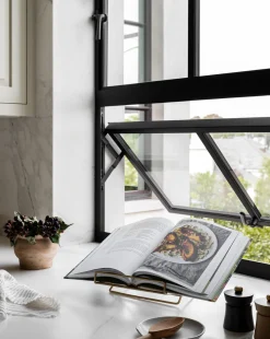 Brass Cookbook Holder|Fog Linen dba Notebooks Co. LTD Online