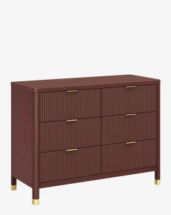 Brimsley Tambour 6-Drawer Dresser|Baby Letto dba Million Dollar Baby Best