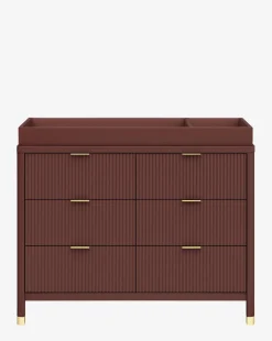 Brimsley Tambour 6-Drawer Dresser|Baby Letto dba Million Dollar Baby Best
