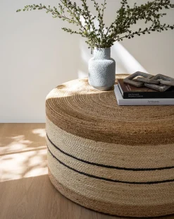 Brynlee Woven Ottoman|Credence Hot