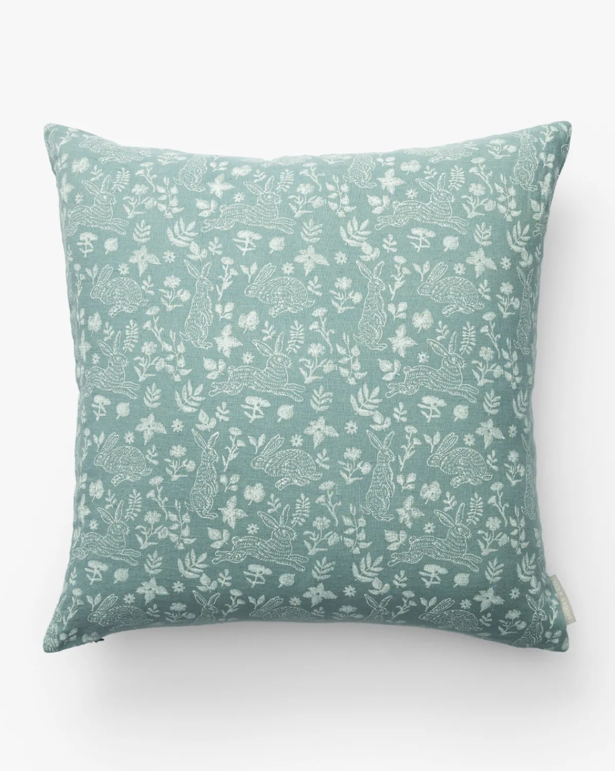 Bunny Blockprint Pillow Cover|Renuka Inc. Sale