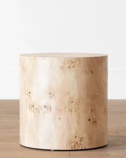 Burl Wood Side Table|Makerspalm Hot