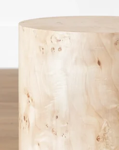 Burl Wood Side Table|Makerspalm Hot