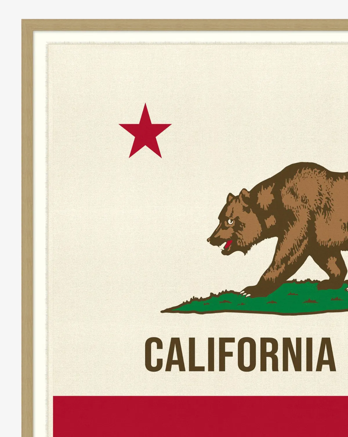 California Flag|Art Headquarters, LLC DBA Wendover Art Group DBA Kevin O'Brien Studio New