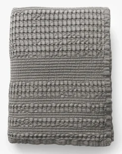 Carnel Gray Waffle Blanket|Penedo Hot