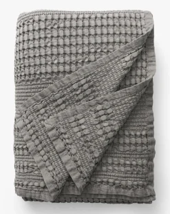 Carnel Gray Waffle Blanket|Penedo Hot